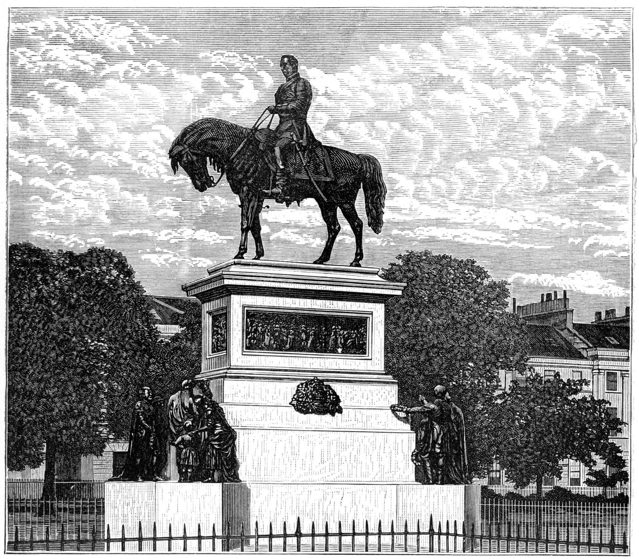Albert Anıtı, Charlotte Meydanı, Edinburgh, 1900 by Unbekannt