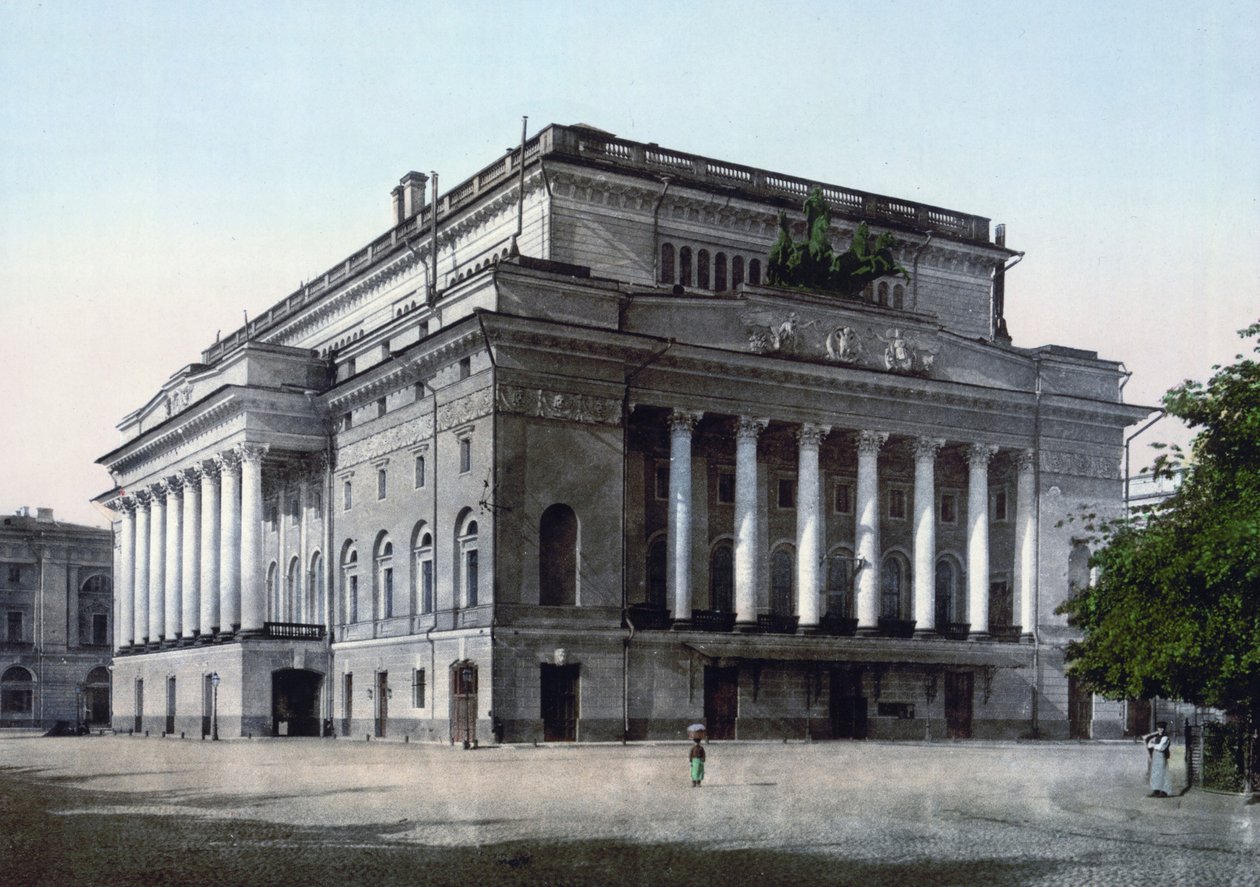 Alexandrinsky Tiyatrosu, St Petersburg, Rusya, c1890-c1905 by Unbekannt