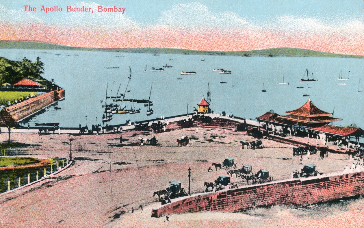 Apollo Bunder, Bombay, Hindistan, 20. yüzyılın başlarında by Unbekannt