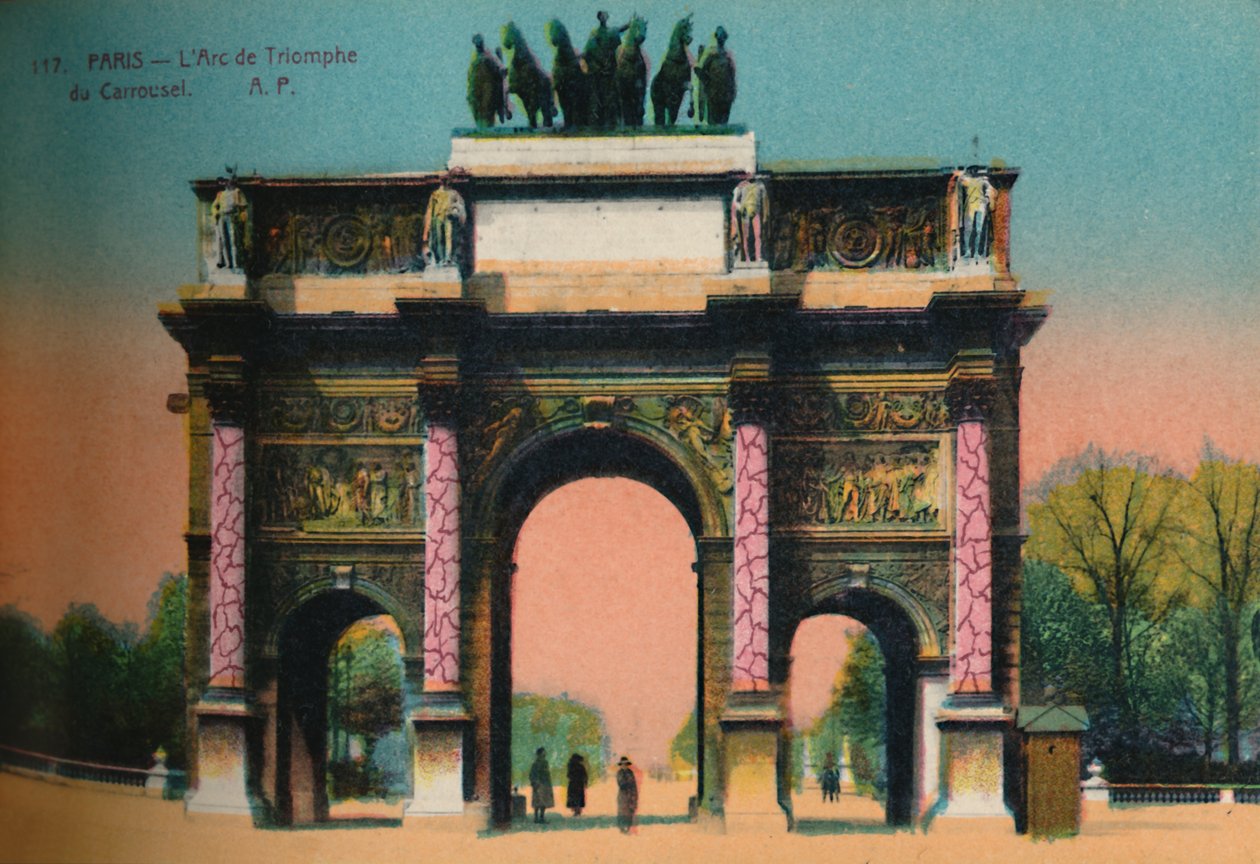 Arc de Triomphe du Carrousel, Paris, c1920 by Unbekannt