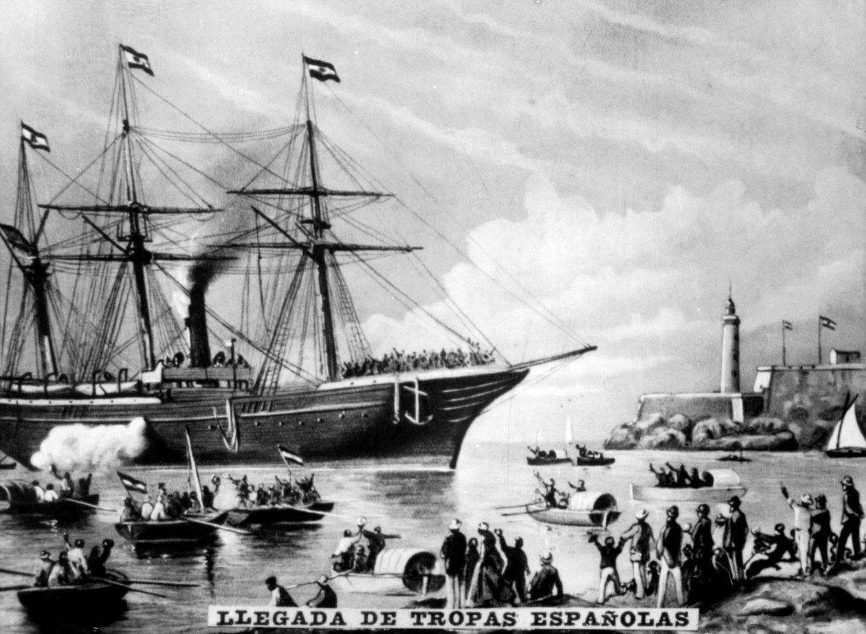 İspanyol Birliklerinin Gelişi, 1860