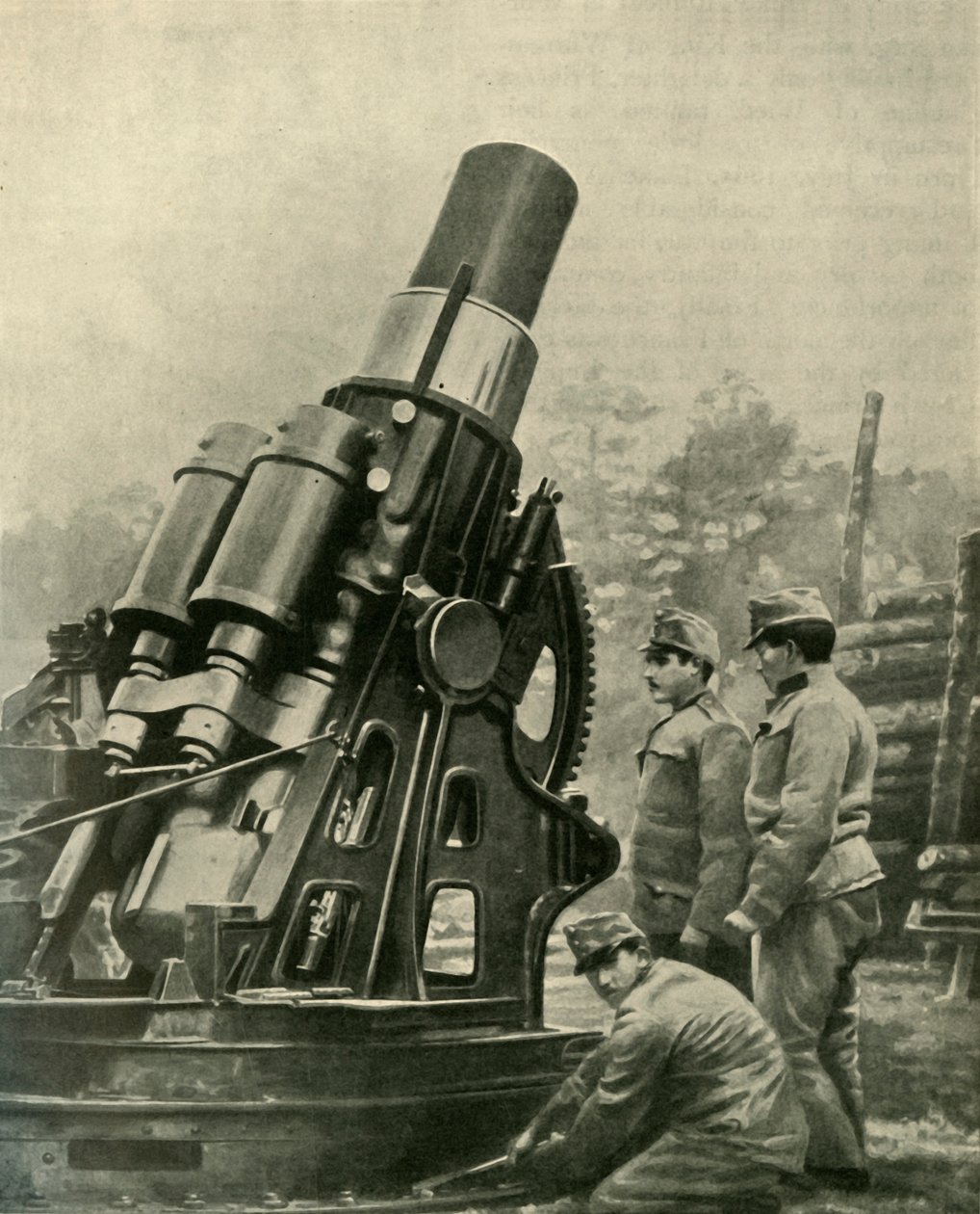Avusturyalı 12 inçlik Kuşatma Obüsü, 1914-1918, c1920. by Unbekannt