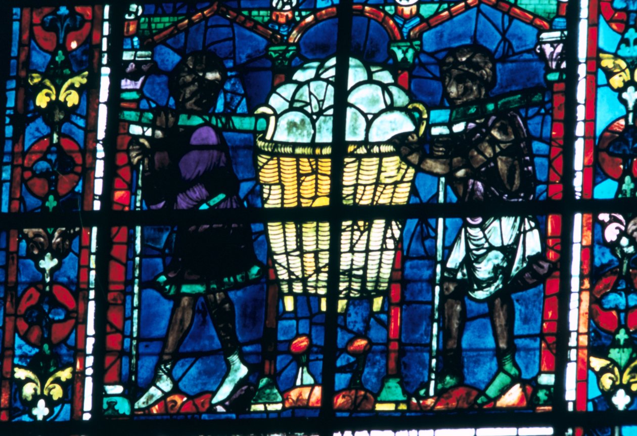 Fırıncılar, vitray, Chartres Katedrali, Fransa, 1194-1260 by Unbekannt