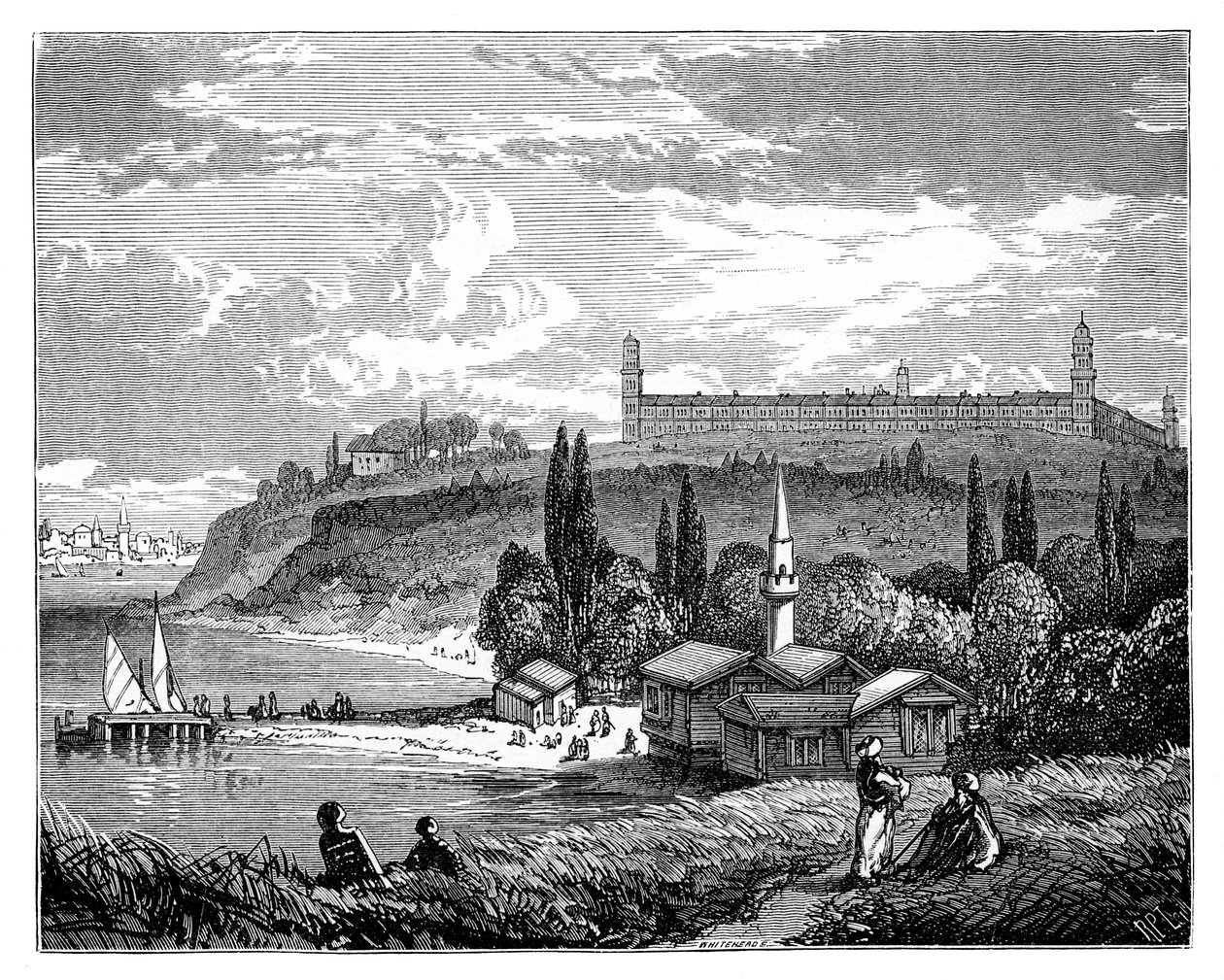 Kışla Hastanesi, Üsküdar, Türkiye, c1888 by Unbekannt