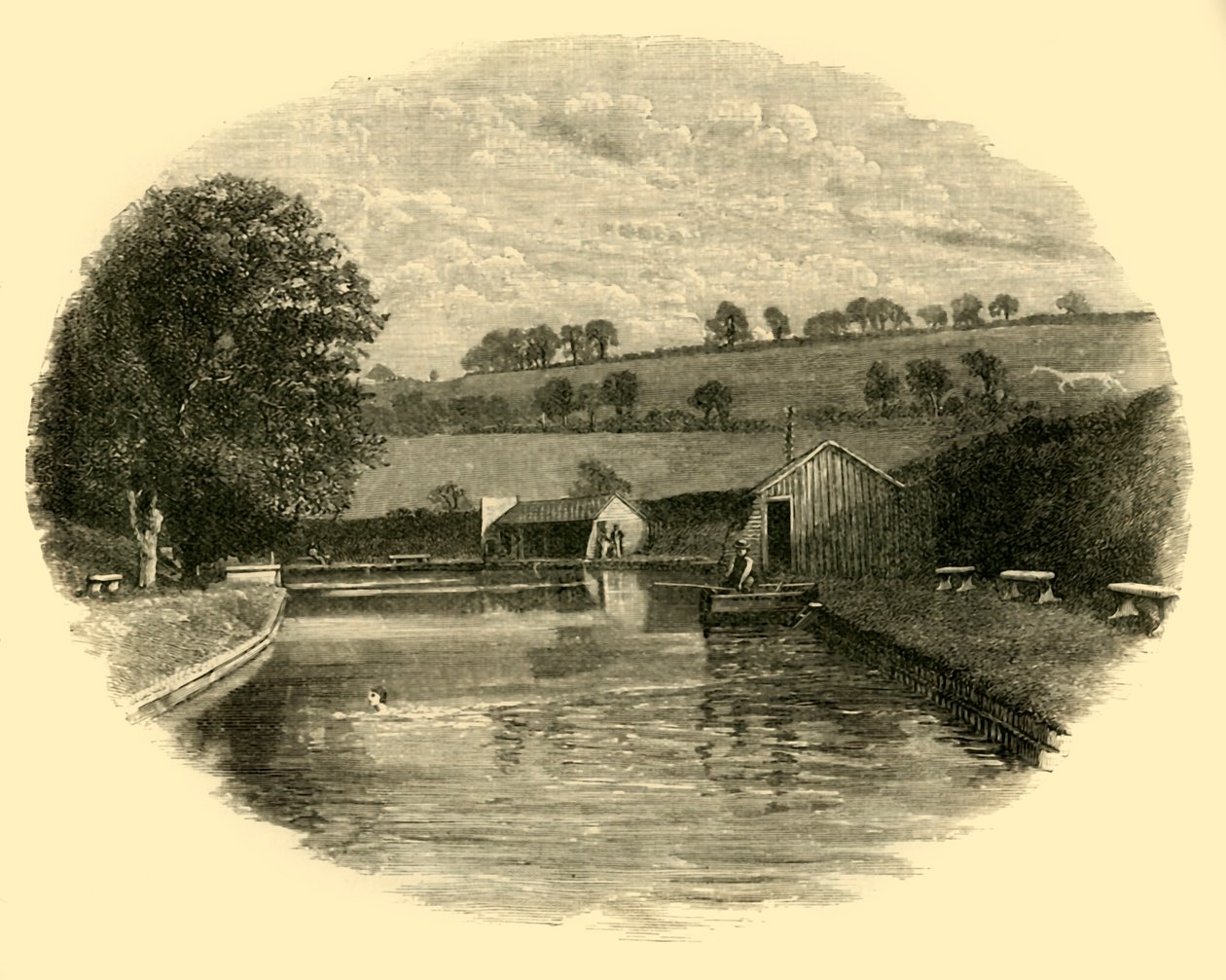 Yıkanma Yeri, 1898. by Unbekannt