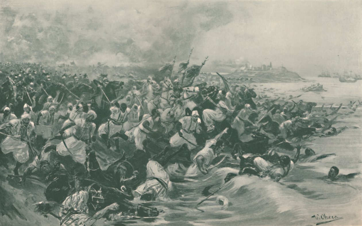 Aboukir Savaşı, 1799, 1896. by Unbekannt