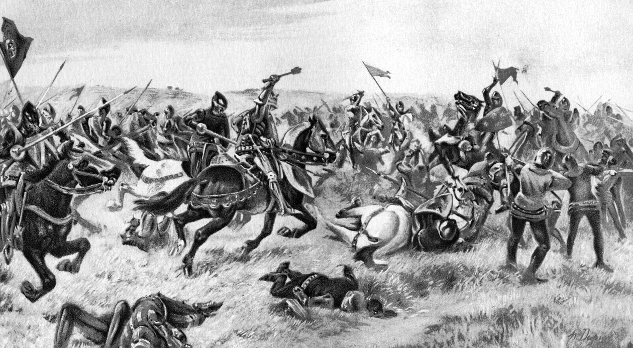 Agincourt Savaşı, 25 Ekim 1415, 1910 by Unbekannt