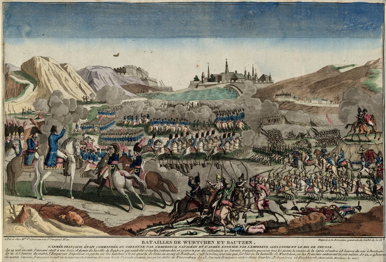 Bautzen Savaşı, 1813 by Unbekannt