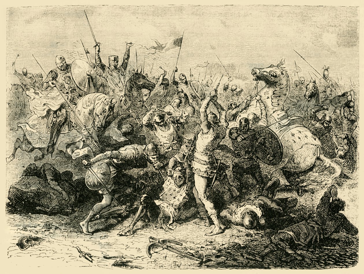 Bouvines Savaşı, 1214, 1890. by Unbekannt