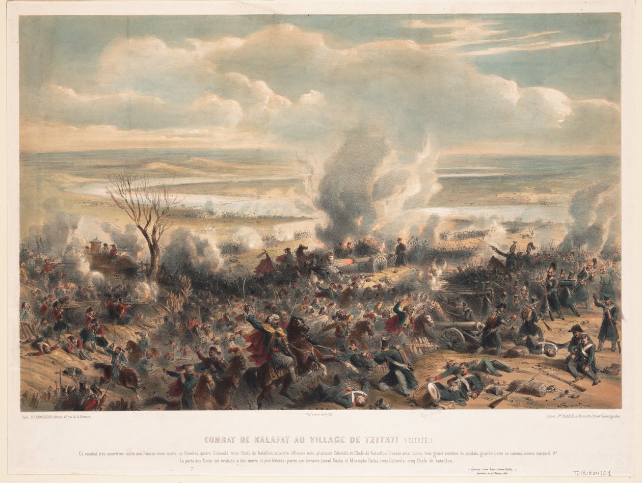 Ocak 1854, 1854 Calafat Savaşı by Unbekannt