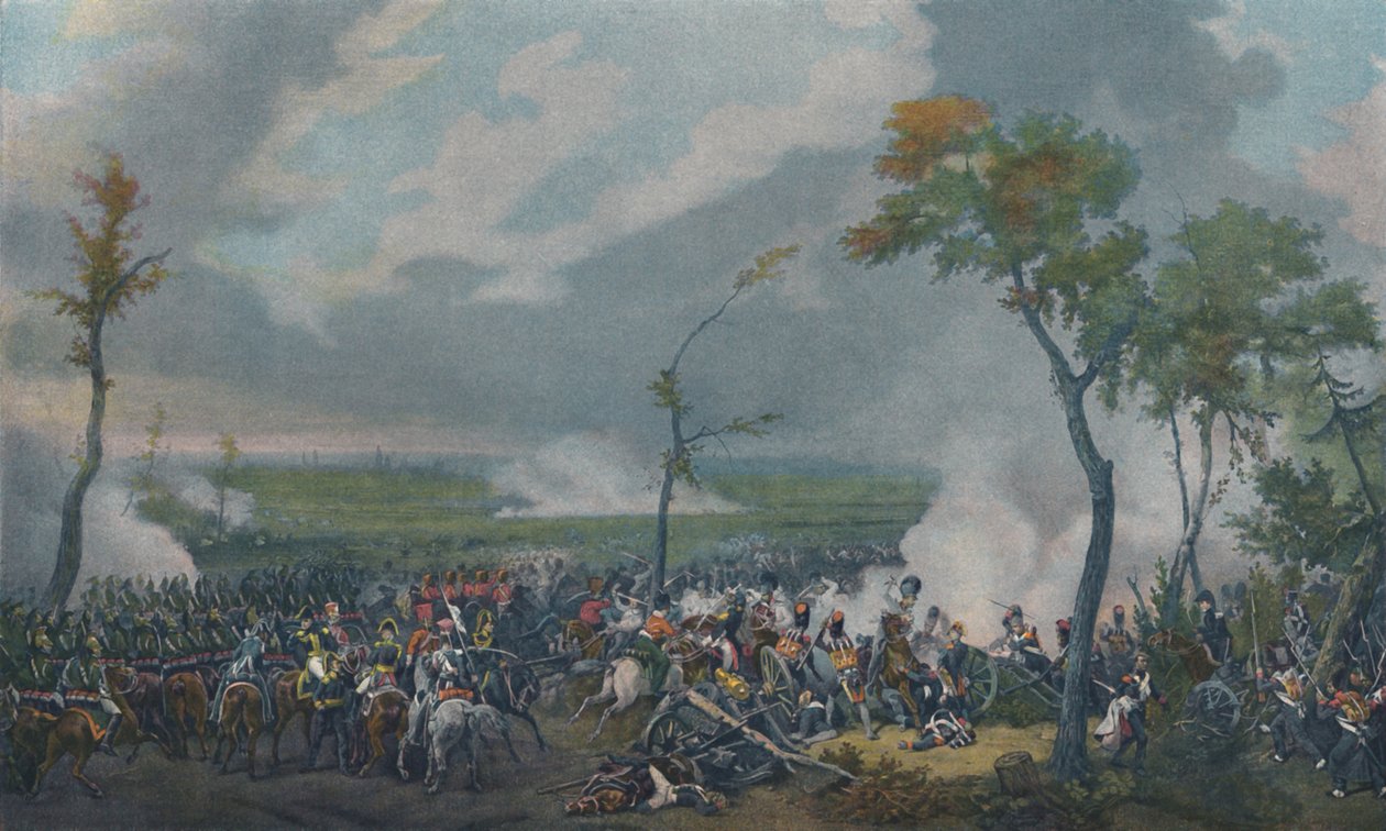 Hanau Savaşı, 30 Ekim 1813, 1896. by Unbekannt