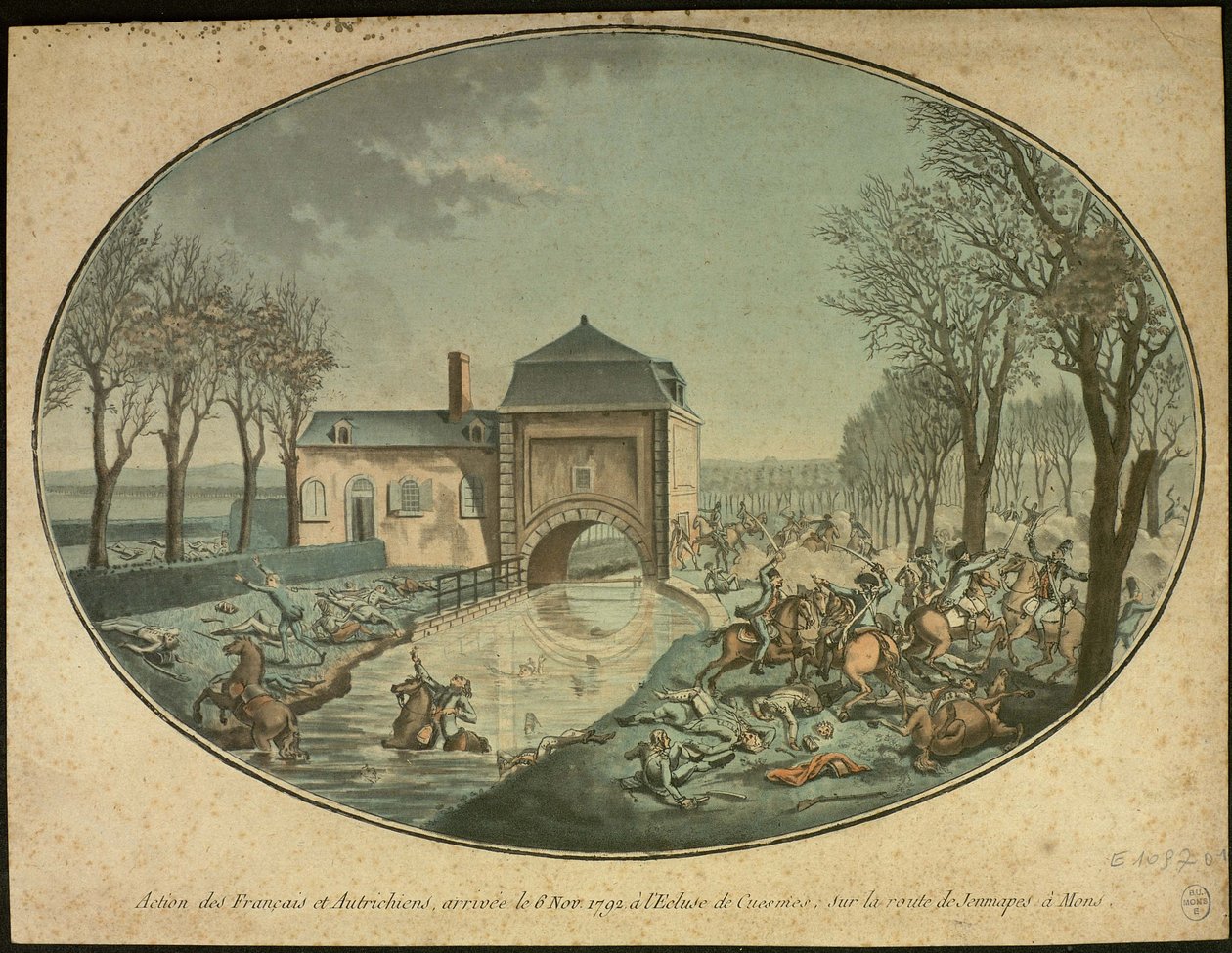 Jemappes Savaşı, c. 1793. by Unbekannt