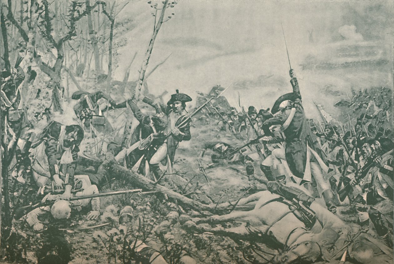 Jemmapes Savaşı, Mons yakınlarında, Belçika, 6 Kasım 1792, 1896 by Unbekannt