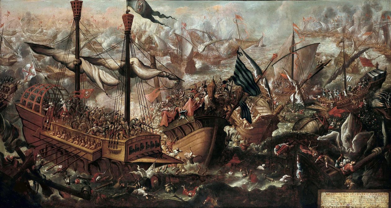 İnebahtı Savaşı, 17. yüzyıl by Unbekannt