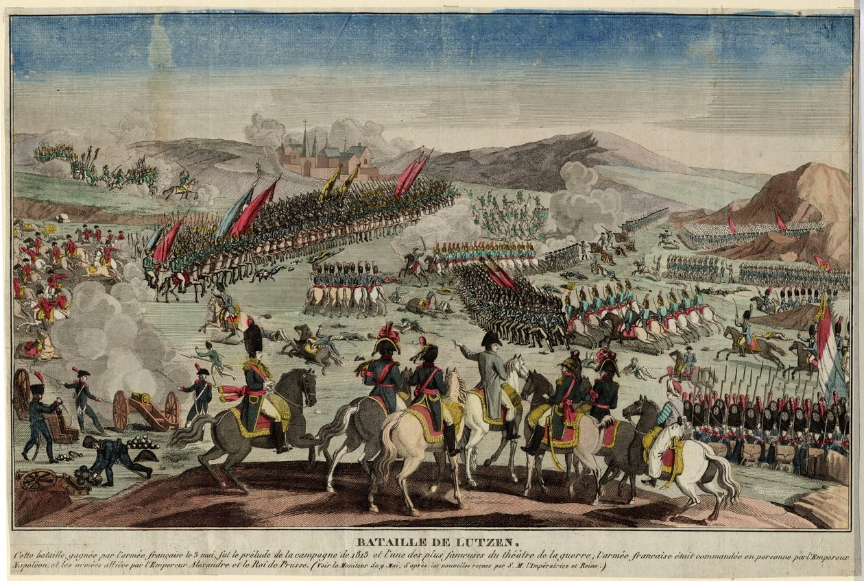 Lützen Savaşı, 1813 by Unbekannt