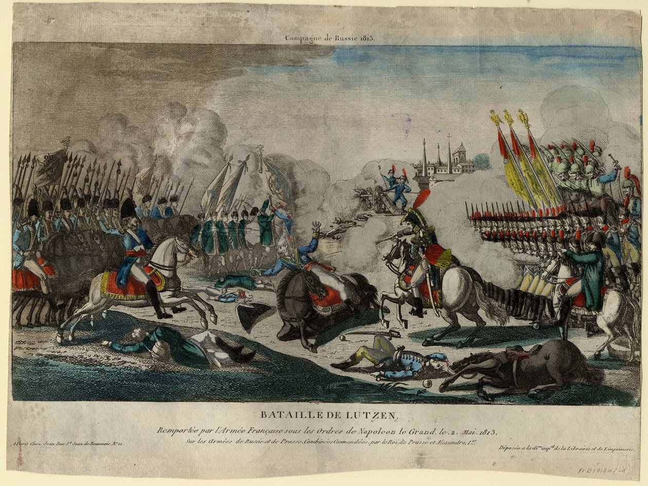 Lützen Savaşı, 1813 by Unbekannt