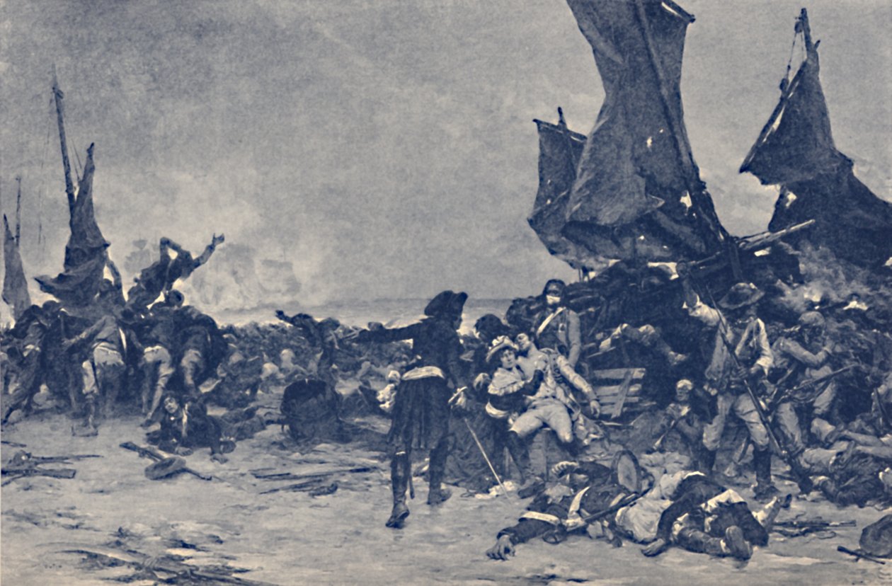 Quiberon Savaşı, 1795, 1896 by Unbekannt