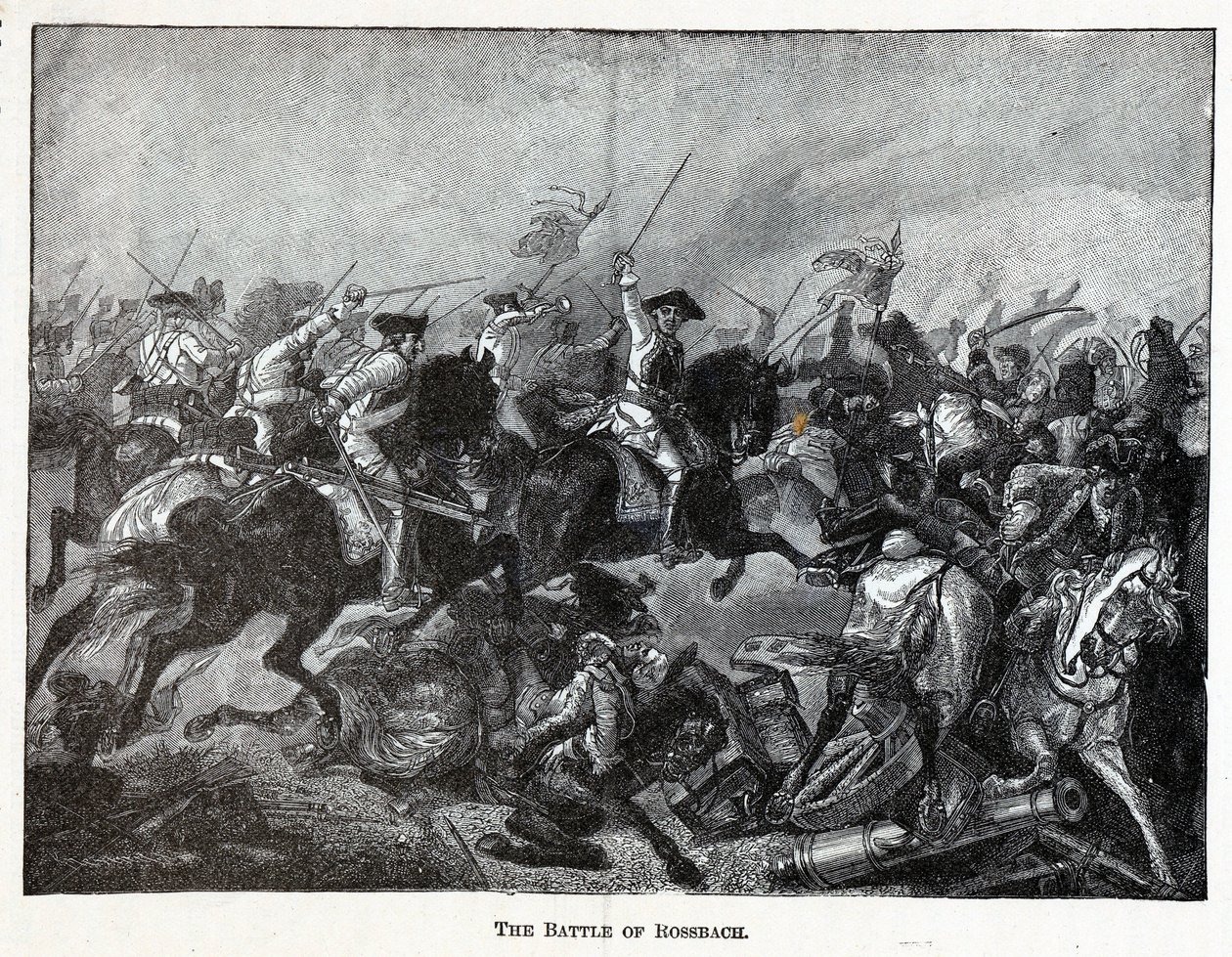 Rossbach Savaşı, 1882 by Unbekannt