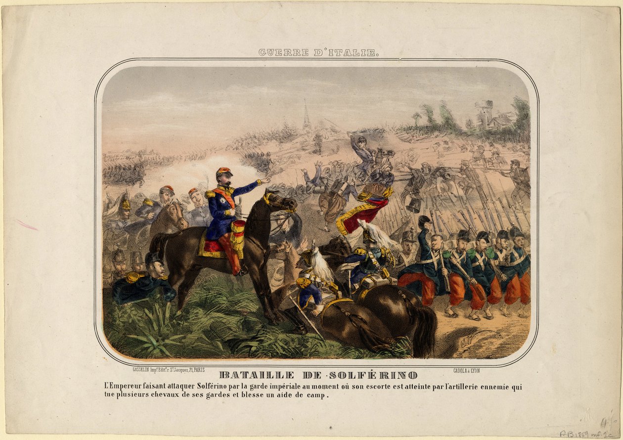 Solferino Savaşı, 1859 by Unbekannt
