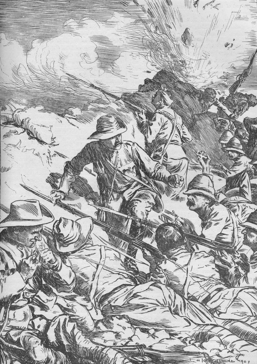 Spion Kop Savaşı, Boer Savaşı, Güney Afrika, 1900 1906 by Unbekannt
