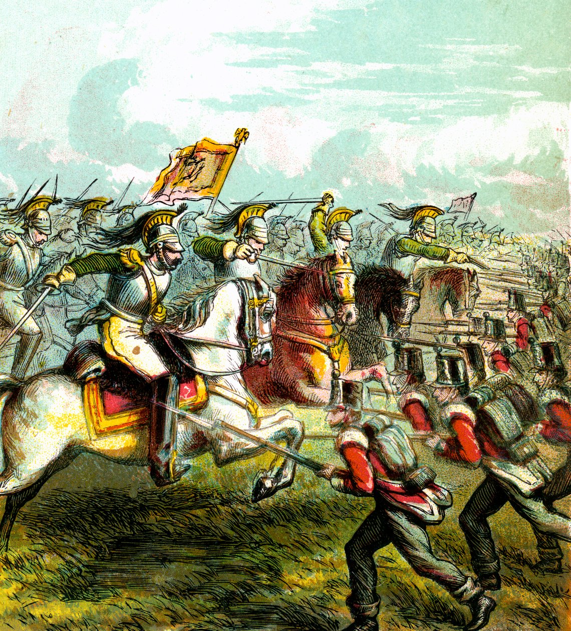 Waterloo Savaşı, 1815, c1850