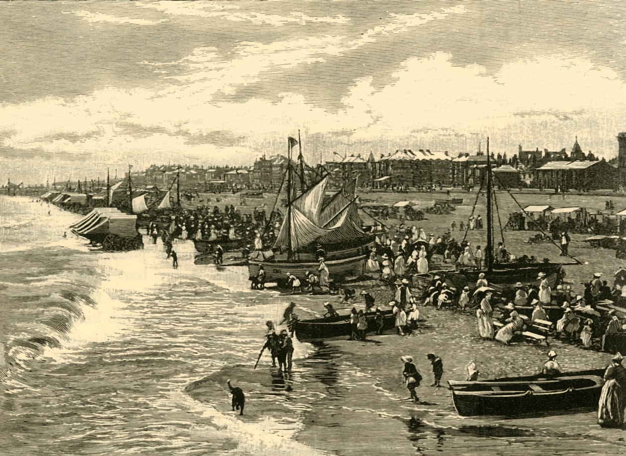 Sahil, Yarmouth, 1898. by Unbekannt
