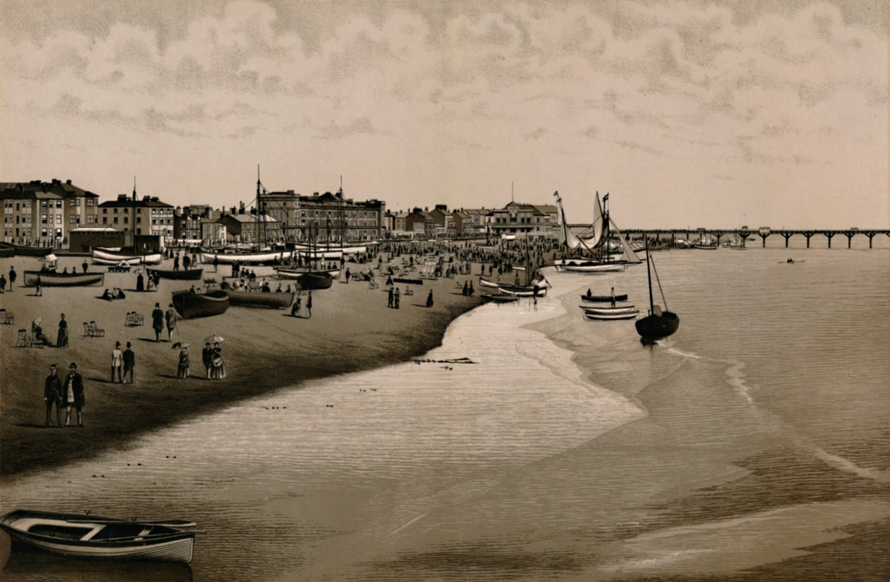 Sahil, Yarmouth, c1880. by Unbekannt