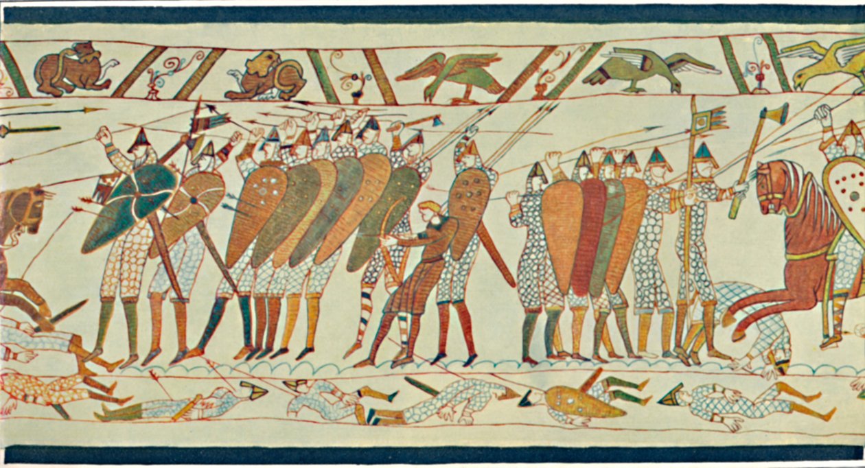 Senlac Bayeux Goblen Savaşı'nın Başlangıcı, 15. yüzyıl, 1902 by Unbekannt