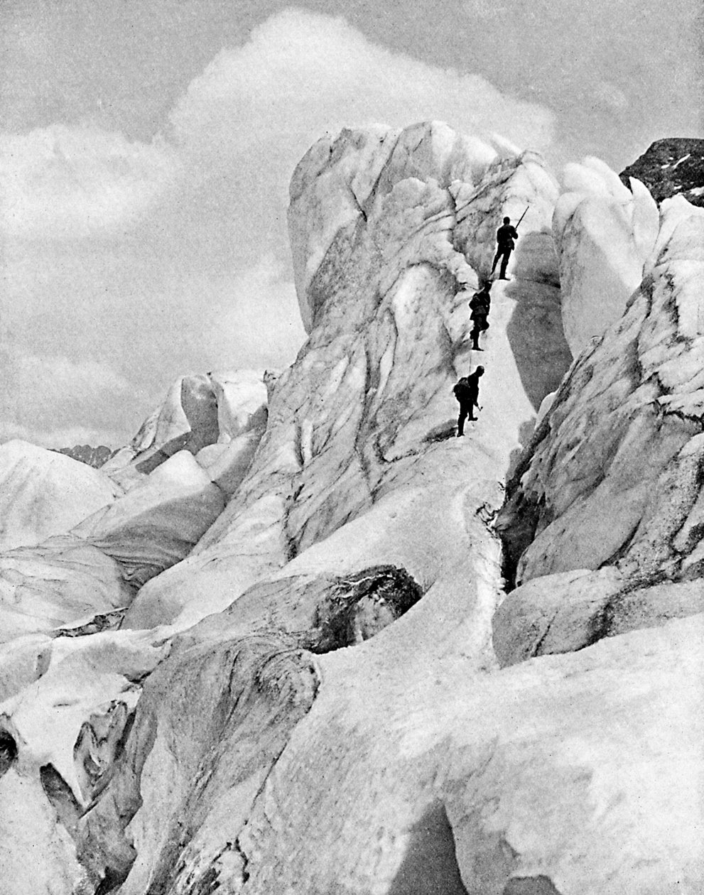 Bernina Sıradağları, Alpler, 20. yüzyılın başlarında by Unbekannt