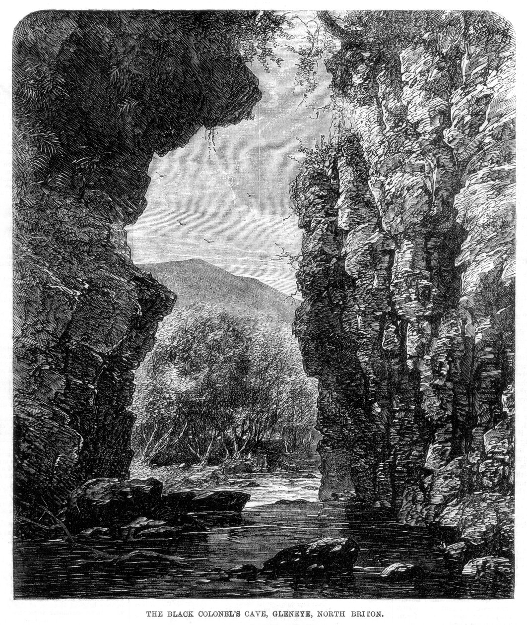 Kara Albaylar Mağarası, Gleneye, İskoçya, 1864 by Unbekannt