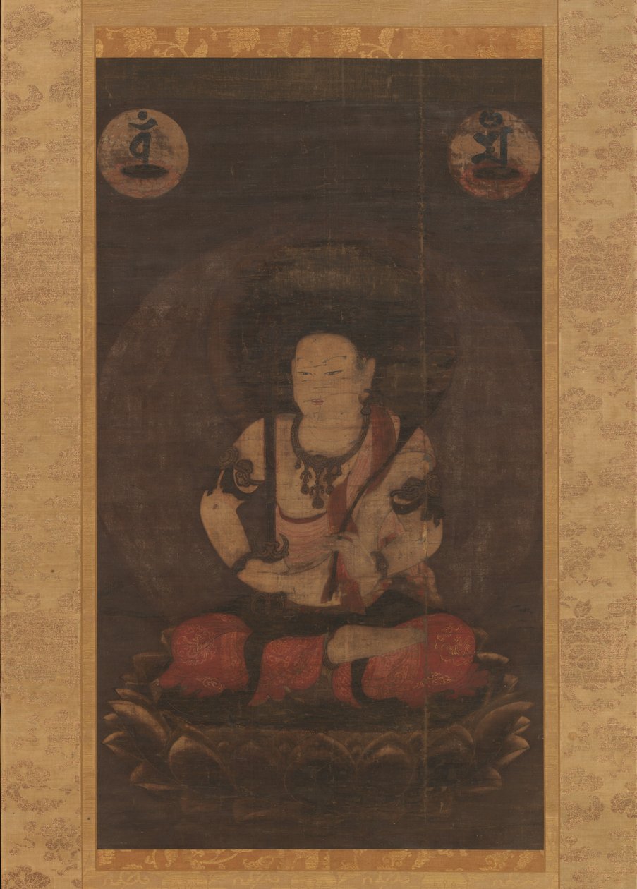 The Bodhisattva Manjushri Monju Bosatsu, 13th century. by Unbekannt