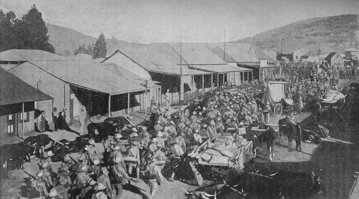 Pretoria Sokaklarında Yürüyen İngiliz Ordusu, 1902 by Unbekannt