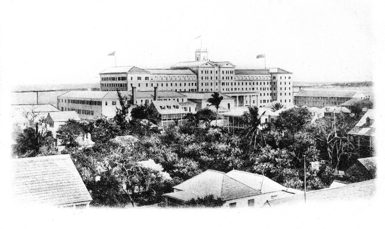 İngiliz Sömürge Hilton Oteli, Nassau, New Providence, Bahamalar, 1911 by Unbekannt