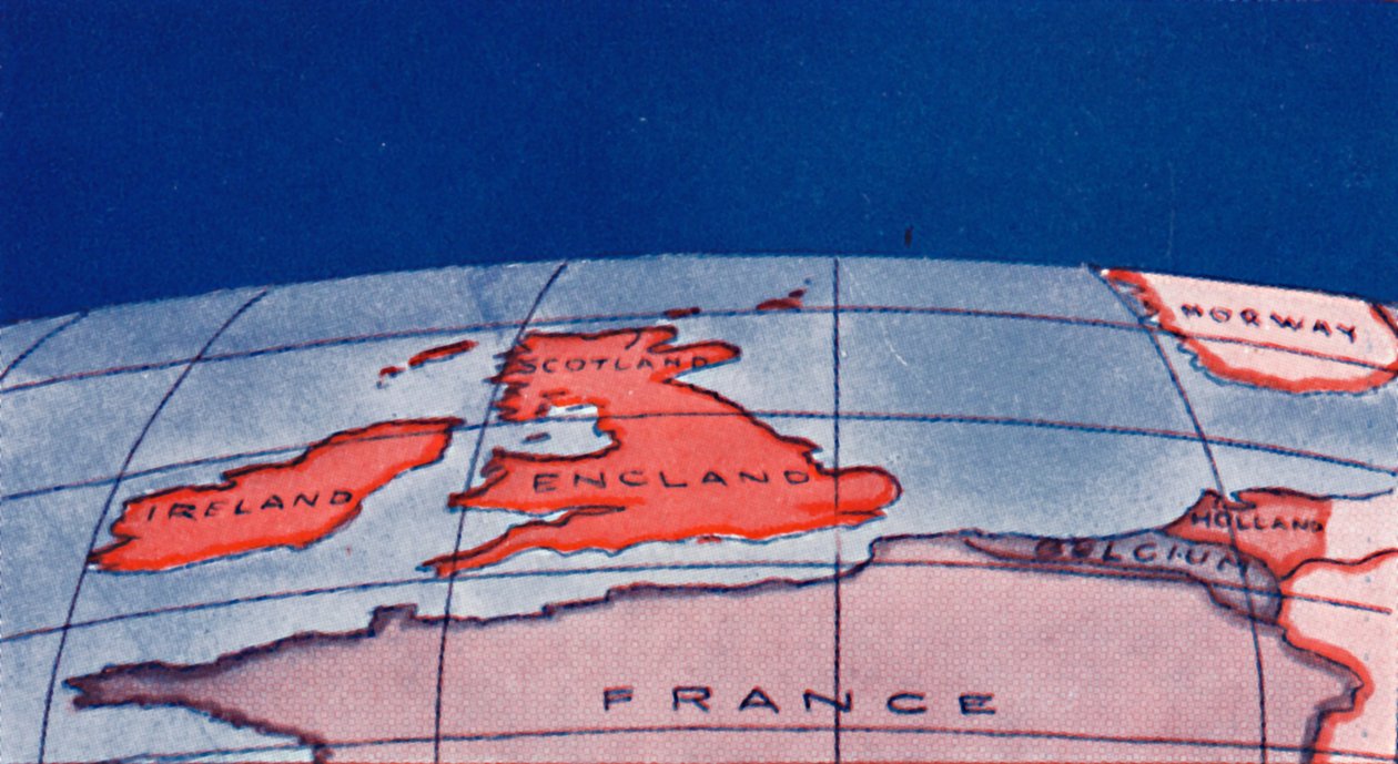 Britanya Adaları ve Kuzey Avrupa, 1935 kış ortasında öğlen by Unbekannt