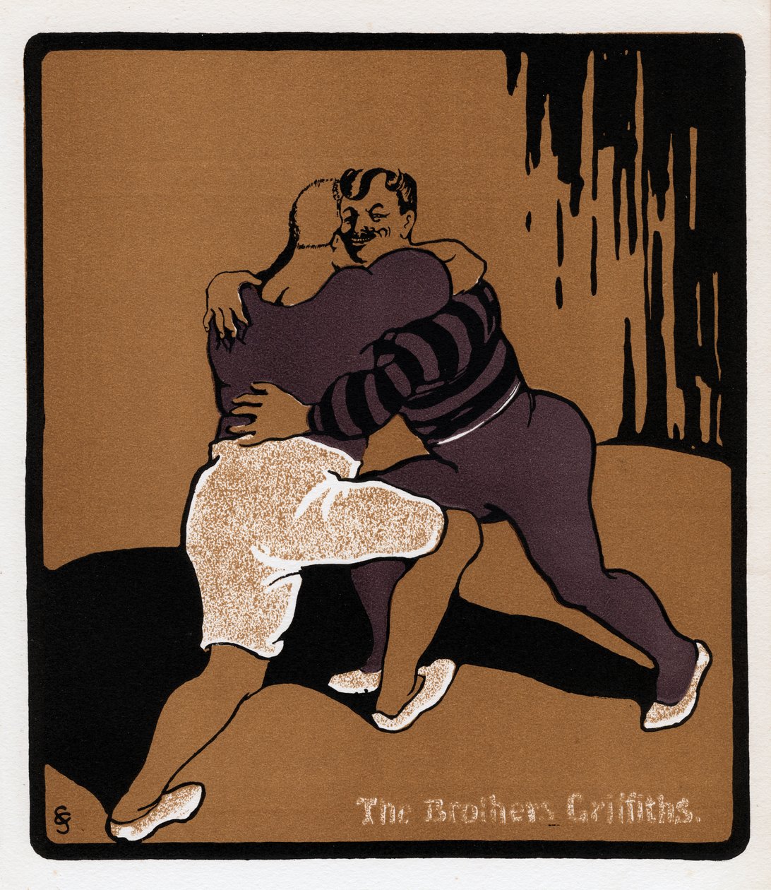 Griffiths Kardeşler, tiyatro sanatçıları, 19. yüzyılın sonlarında by Unbekannt