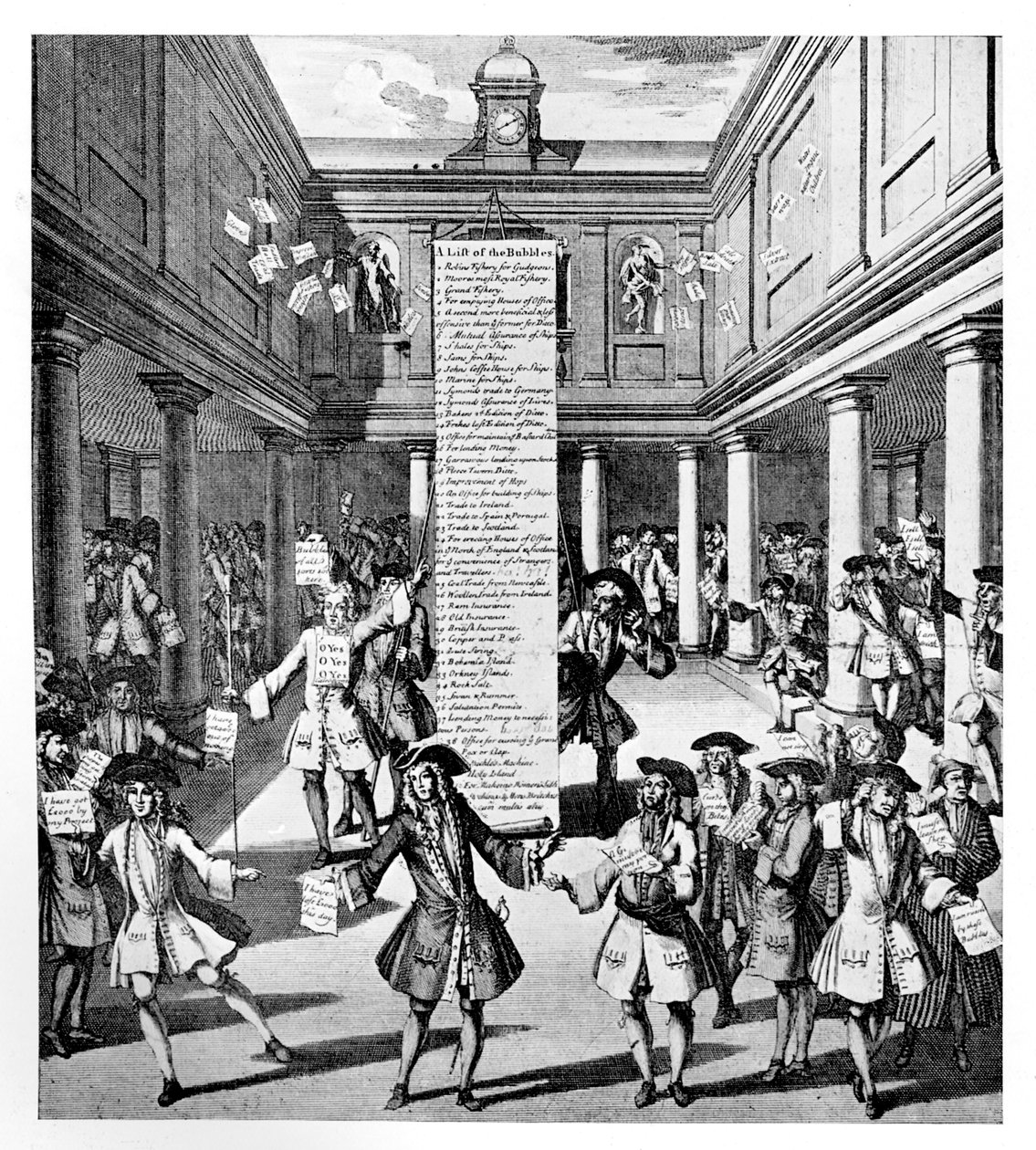The Bubblers Bubble veya The Devil En Arkadakini Alır, 1720 by Unbekannt