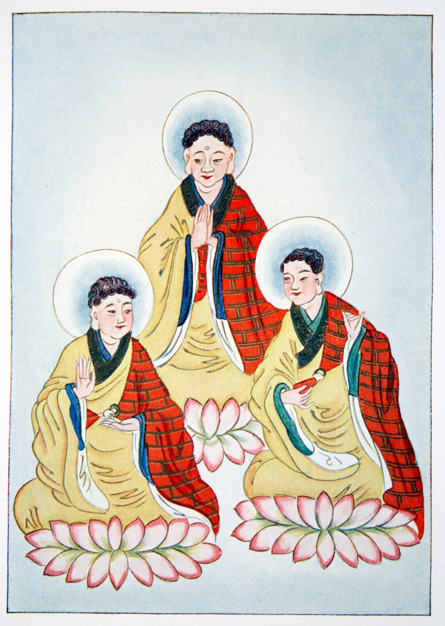 Budist Üçlüsü, 1922 by Unbekannt