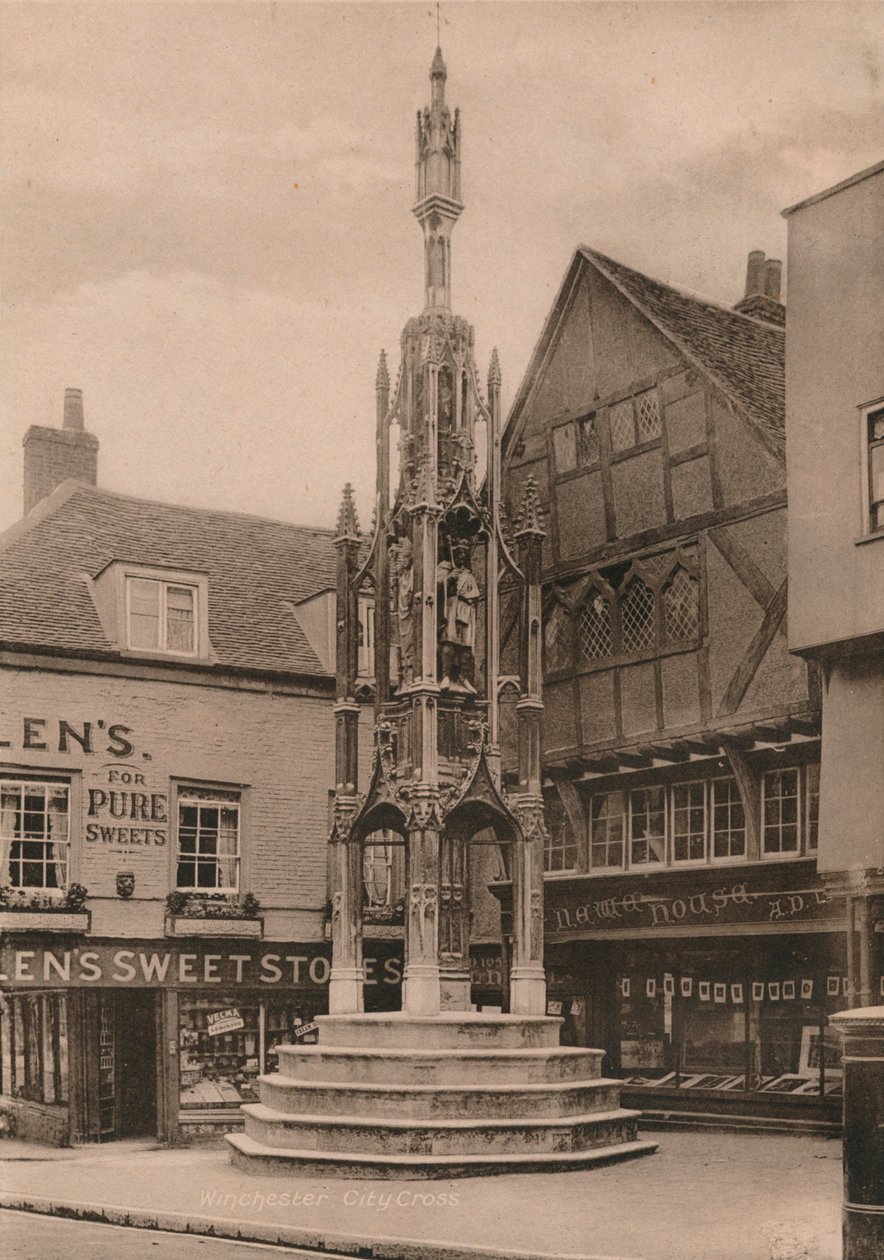 Buttercross, Winchester, Hampshire, 20. yüzyılın başlarında by Unbekannt