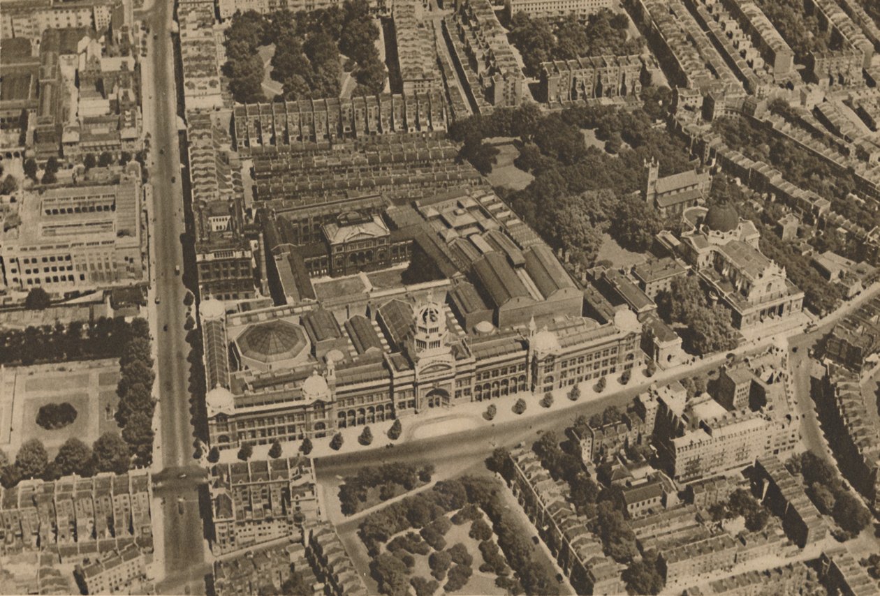 Kamera Alçaktan Uçan Bir Uçaktan South Kensington