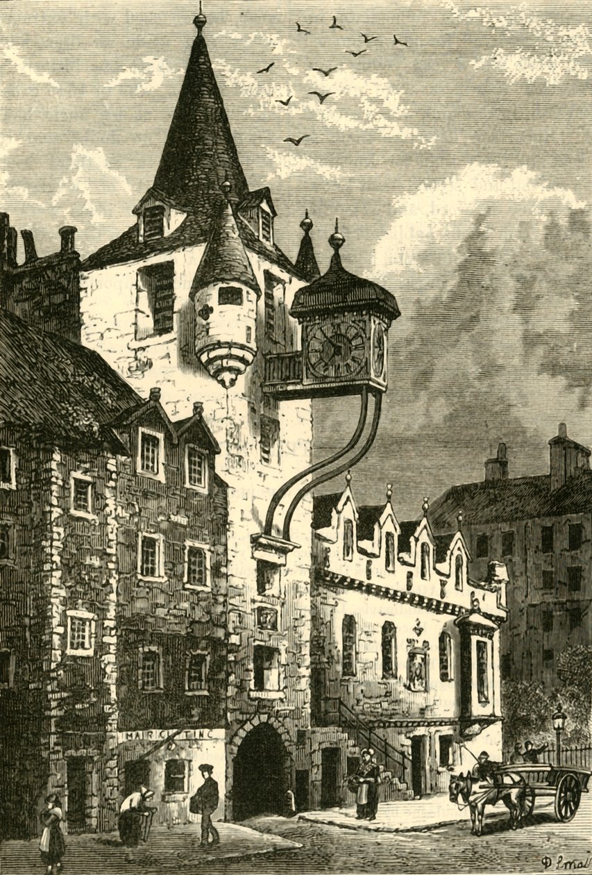 Canongate Tolbooth, Edinburgh, 1890. by Unbekannt
