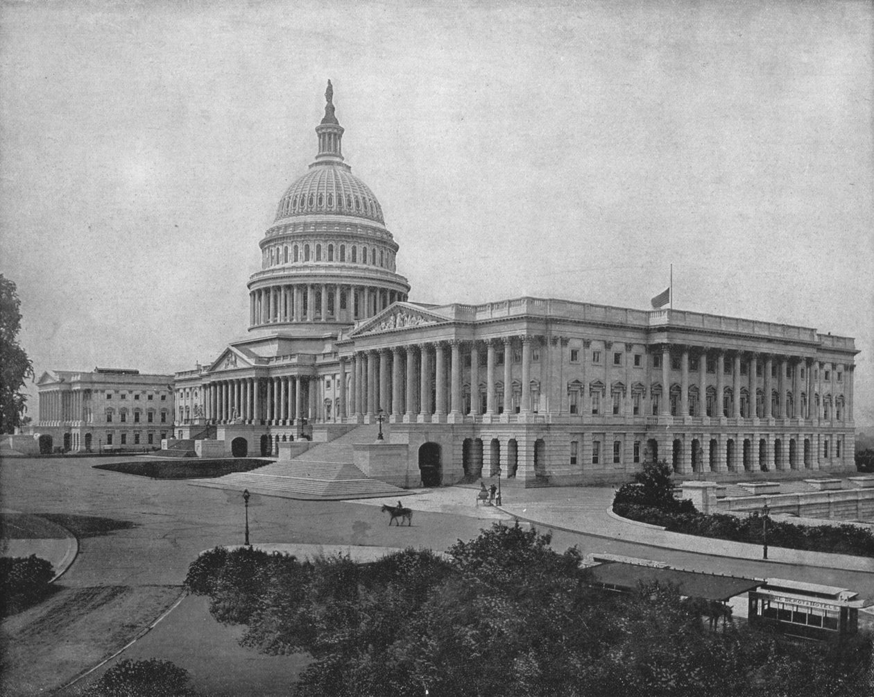 Capitol, Washington DC, ABD, c1900. by Unbekannt