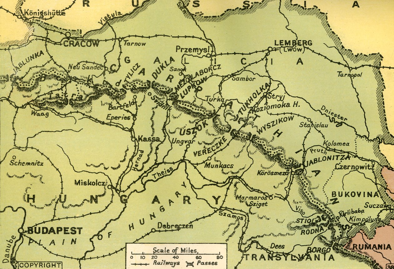 Karpat Geçişleri, 1919. by Unbekannt