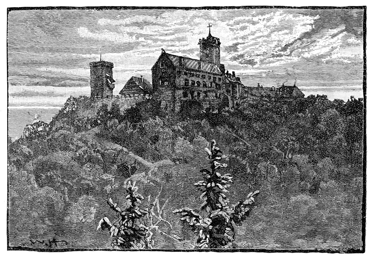 Wartburg Kalesi, 1900 by Unbekannt