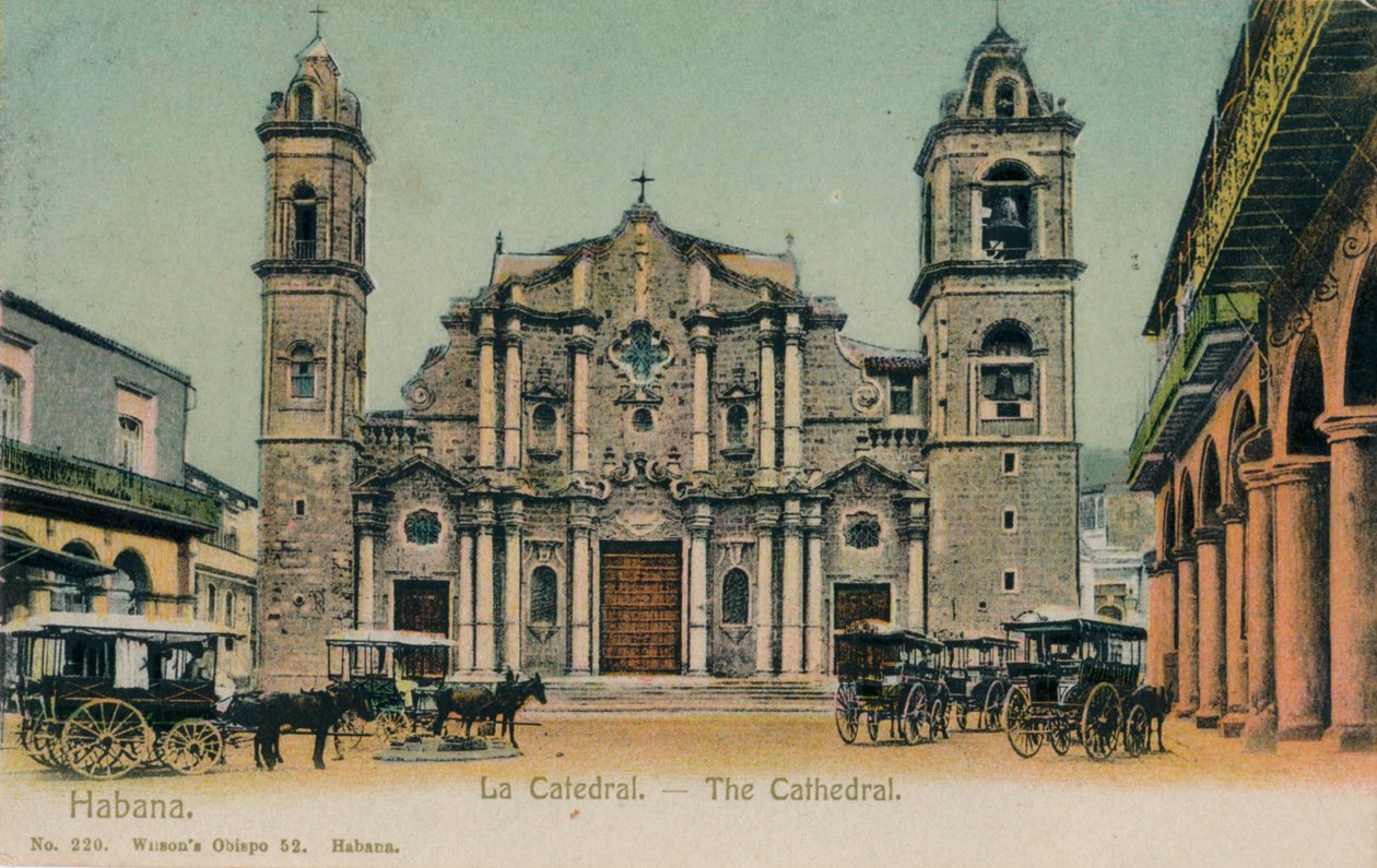 Katedral, Havana, Küba, c1910 by Unbekannt