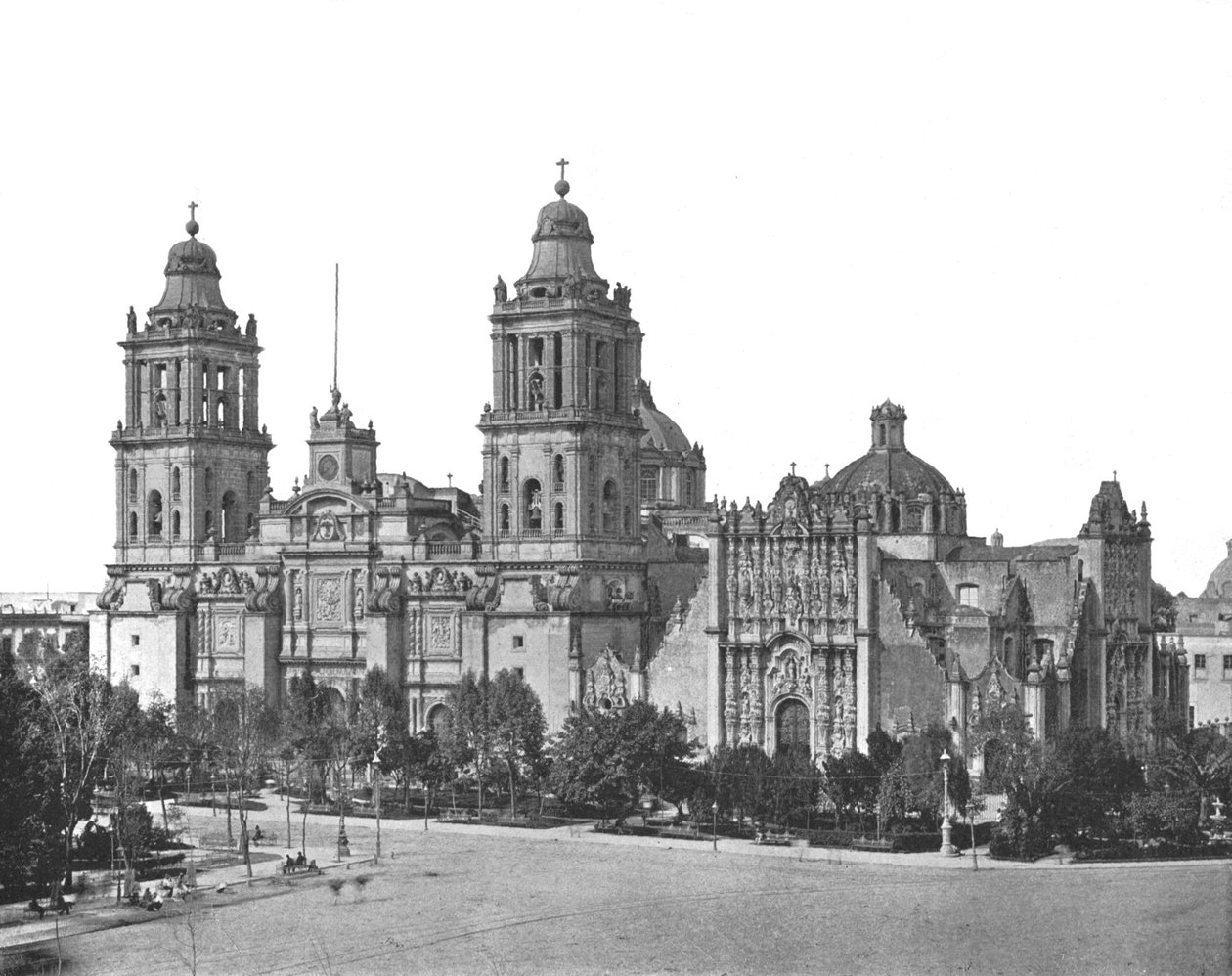 Katedral, Mexico City, Meksika, c1900. by Unbekannt
