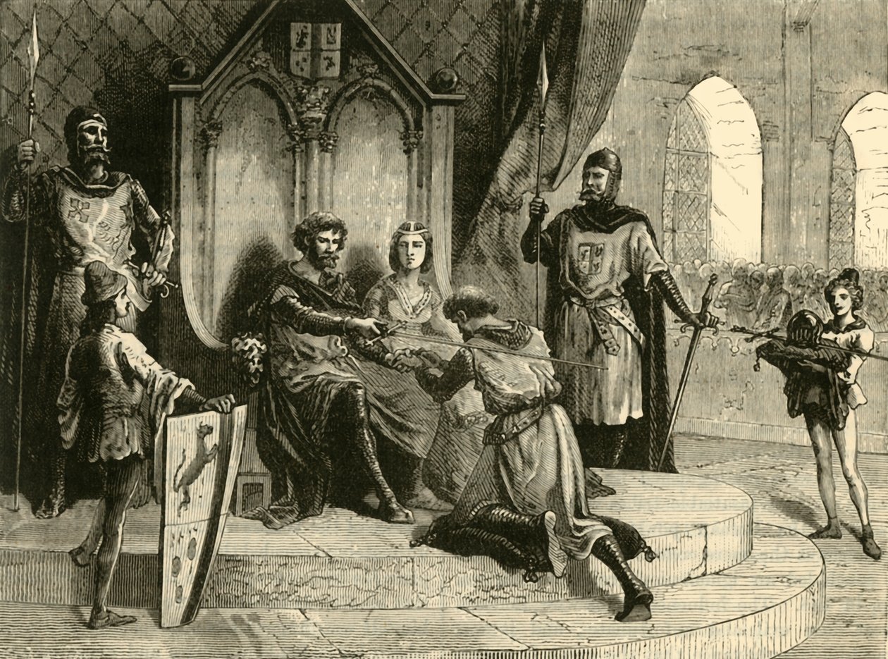Feodal Hizmet Töreni, c9-10. yüzyıl, 1890. by Unbekannt