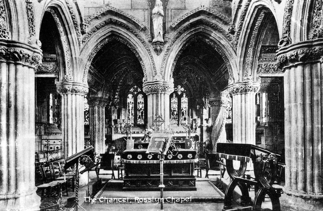 Chancel, Rosslyn Şapeli, Midlothian, İskoçya, 20. yüzyıl by Unbekannt