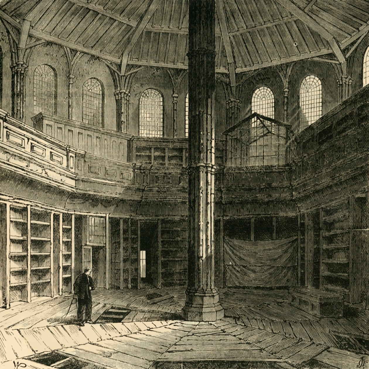Restorasyonundan Önceki Bölüm Evi, 1881. by Unbekannt