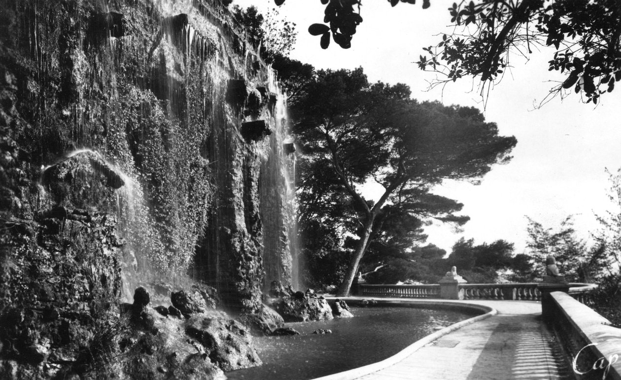 Chateau Şelalesi, Nice, Güney Fransa, 20. yüzyılın başlarında by Unbekannt