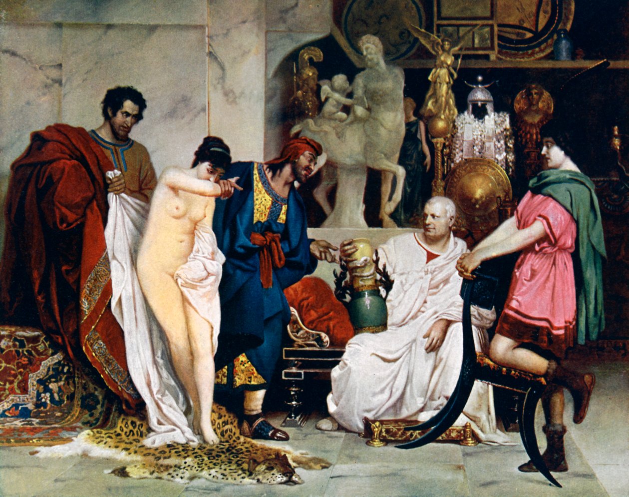 Kadın Köle ile Vazo Arasındaki Seçim, 1902-1903 by Unbekannt